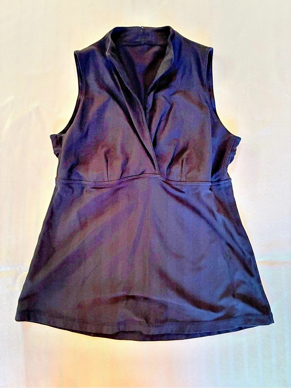 Lululemon Time to Restore Mock Neck Tank Black